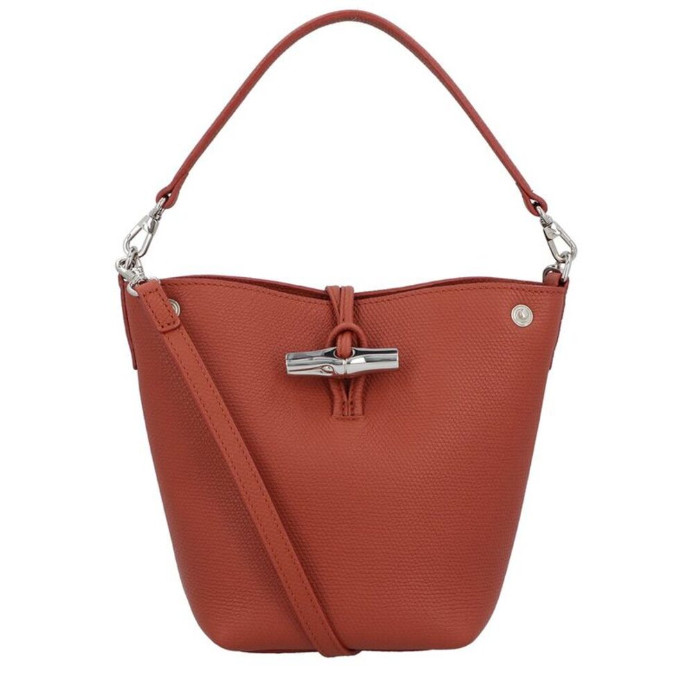 Longchamp Le Roseau Xs Leather Bucket Bag, Brown